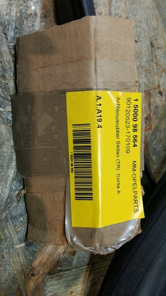 Original GM Opel Corsa A Heckscheibendichtung NEU