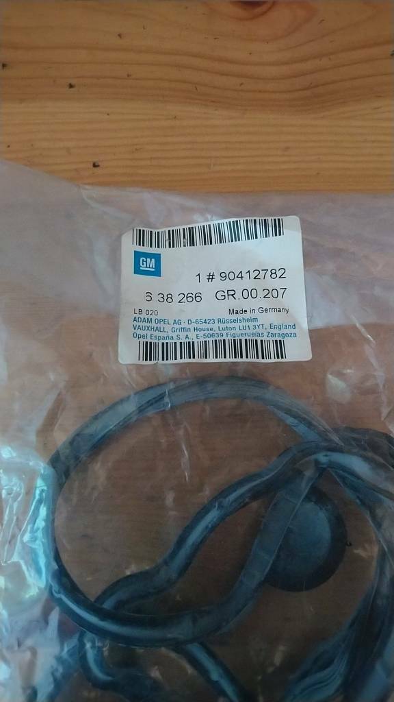 Astra F G Corsa B Ventildeckeldichtung 1,6L Neu Original GM