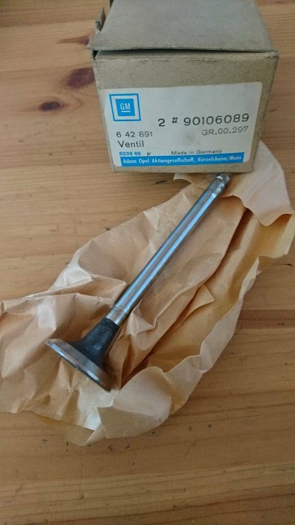 Ascona C Corsa A Auslassventil neu original GM Opel