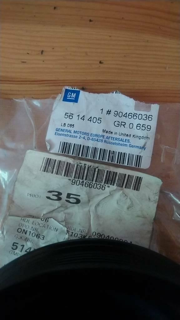Astra f Riemenscheibe Schwungrad neu Original gm