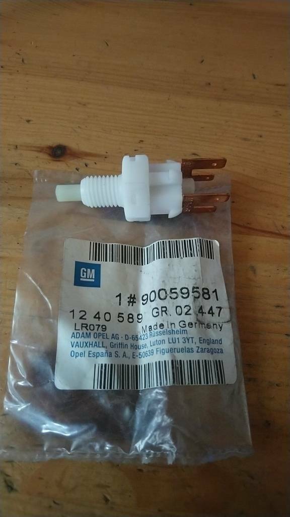 Opel oldtimer youngtimer Bemslichtschalter neu gm 90059581