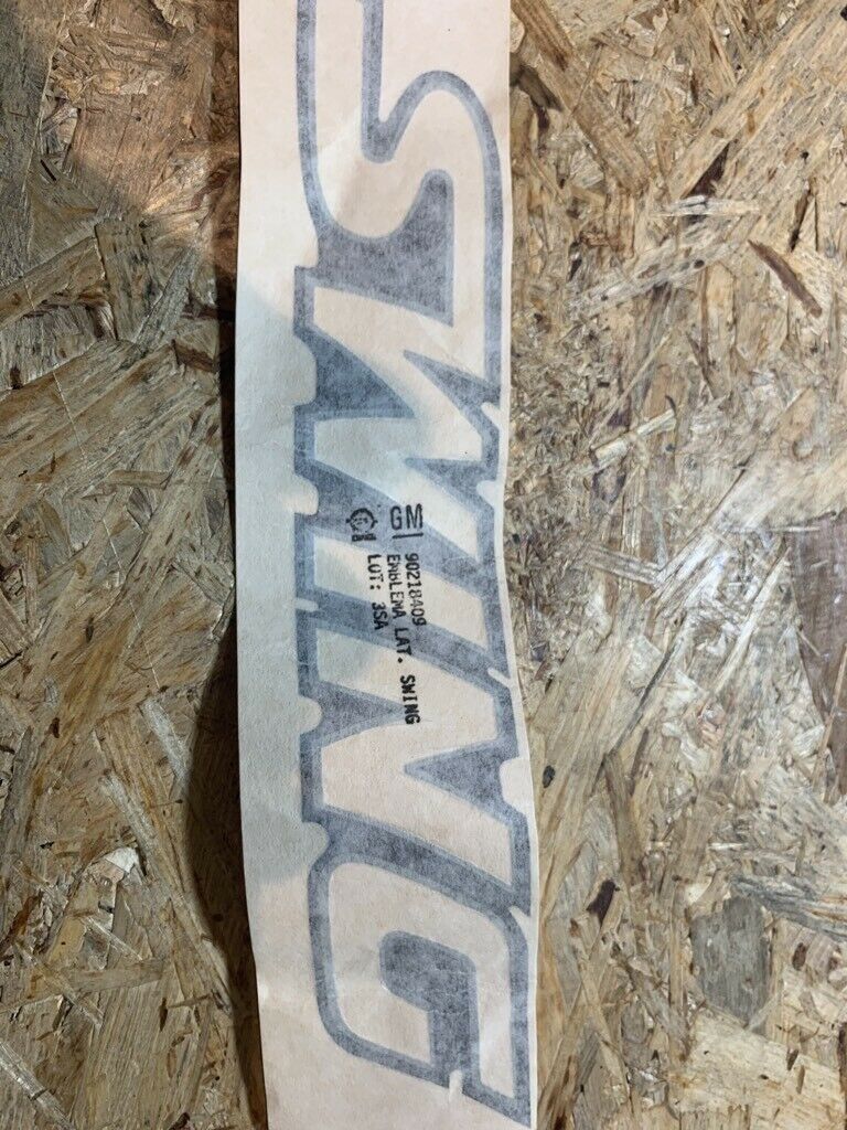 Original GM Opel Corsa A „Swing“ Aufkleber NEU