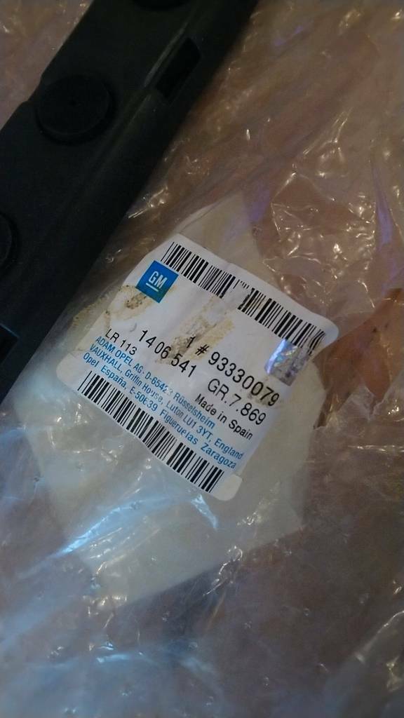 Opel Meriva A Stoßstangenführung hinten neu Original GM