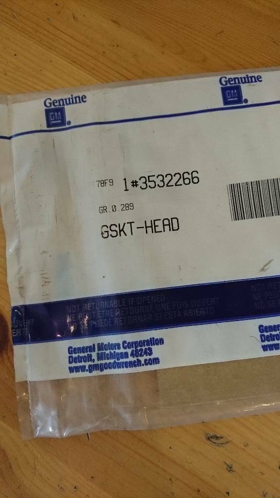 Cadillac 4.1 4.5 4.9 Zylinderkopfdichtung neu original GM