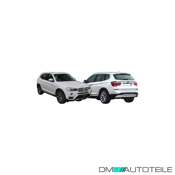 Stoßstange hinten ohne PDC grundiert passt für BMW X3 (F25) 14-17 Facelift LCI