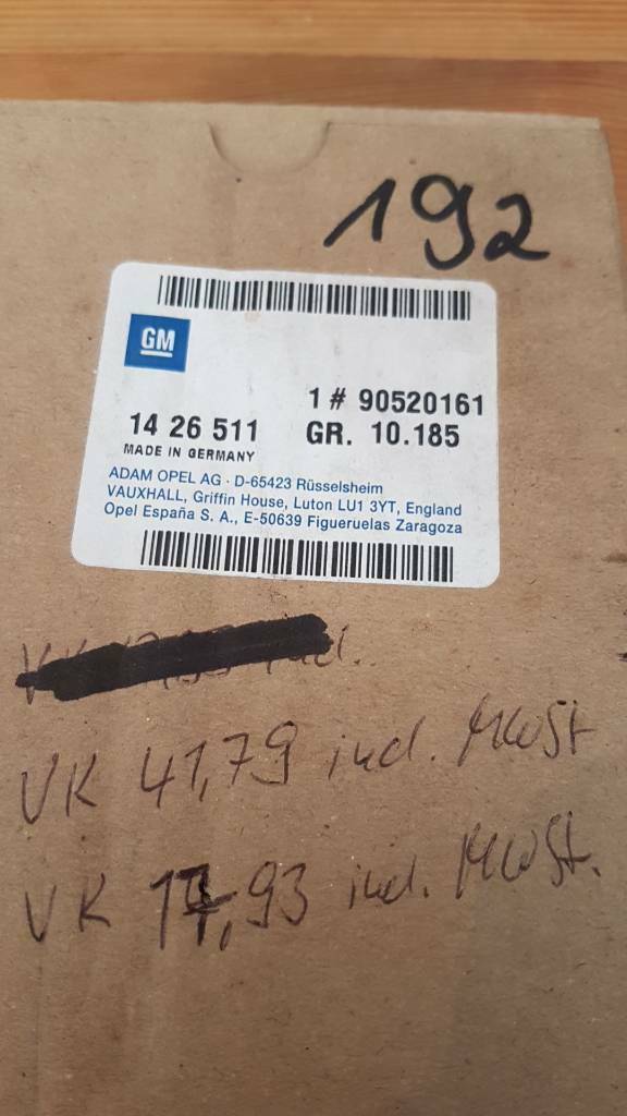 Original Opel Astra F Spiegelglas Links NEU