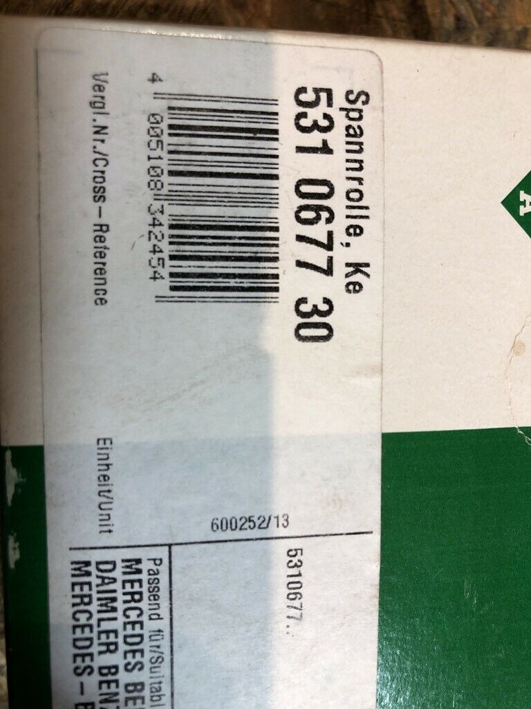 Original Ina Spannrolle Mercedes-Benz A / B / Vaneo Neu