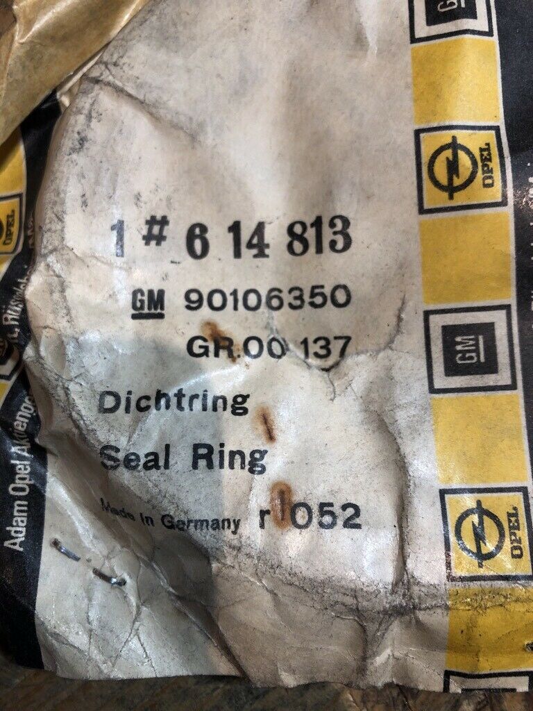 Original Opel Ascona C Wellendichtring Kurbelwelle Neu