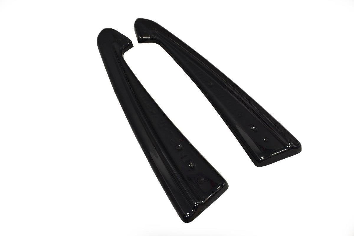 Heck Ansatz Flaps Diffusor für Audi RS7 C7 FL schwarz matt