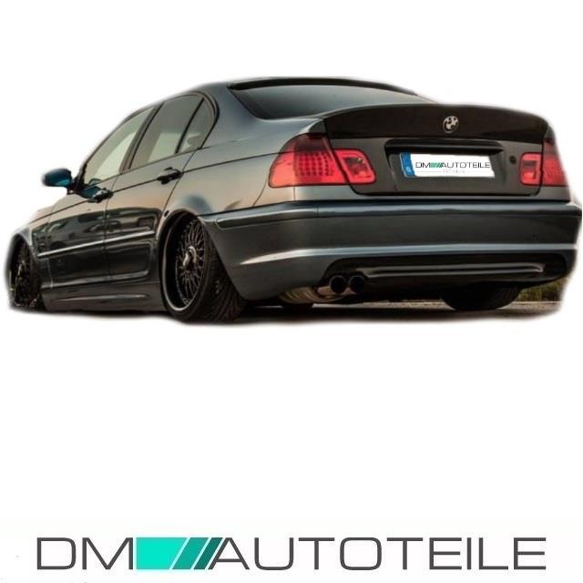 Heckdiffusor passt für BMW E46 M Paket Coupe Cabrio Limousine Touring Schwarz