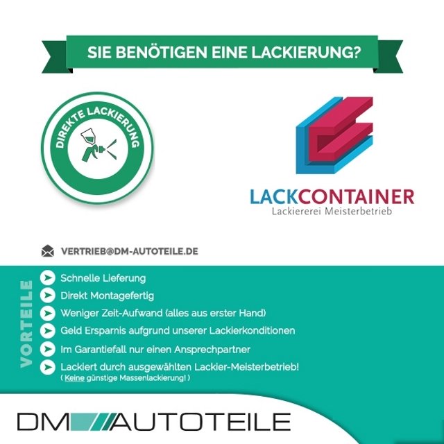 Sport Stoßstange Vorne passt für BMW E46 Coupe Cabrio 99-03 Limo 98-01 nicht M3