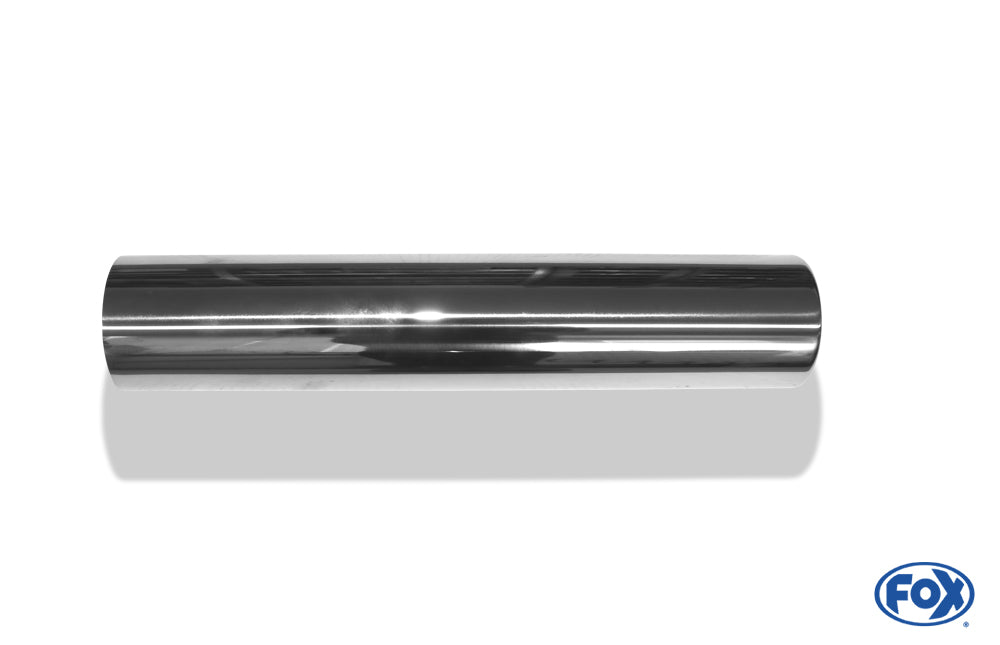 FOX Anschweißendrohr Typ 13 Ø 80 mm / Länge: 400 mm - rund / eingerollt / gerade / mit Absorber