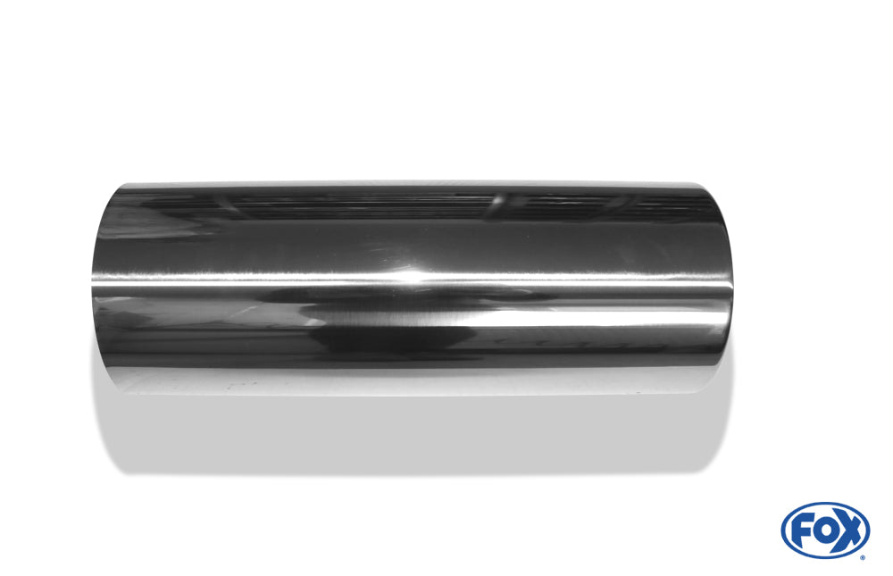 FOX Anschweißendrohr Typ 13 Ø 114 mm / Länge: 300 mm - rund / eingerollt / gerade / mit Absorber