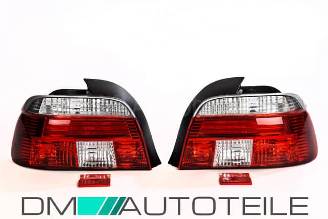 2x Rückleuchten Heckleuchten Facelift Celis Rot Weiß passt für BMW E39 Limousine