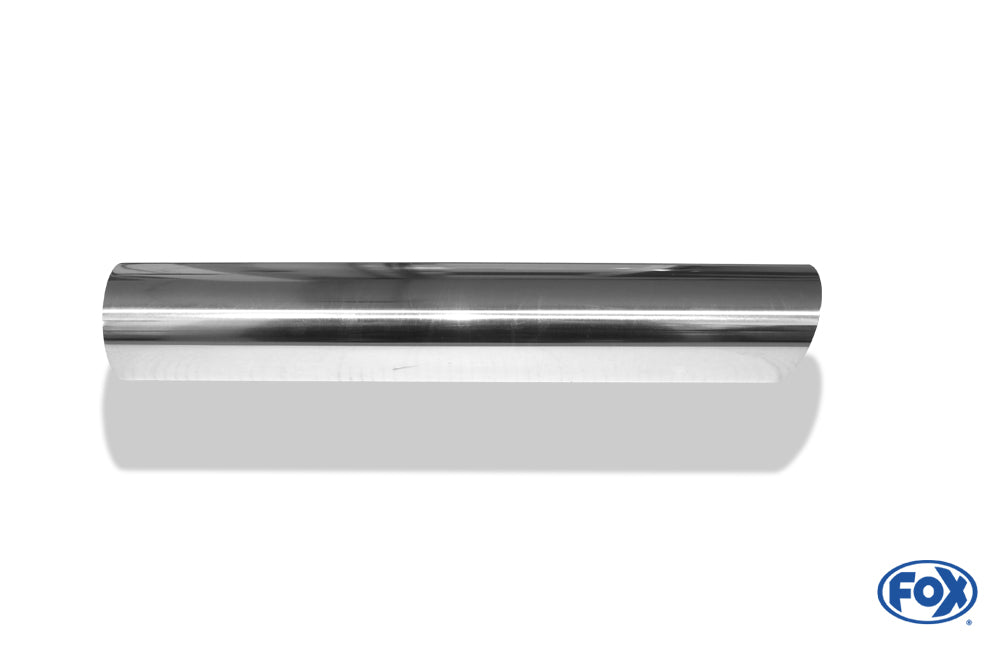 FOX Anschweißendrohr Typ 14 Ø 70 mm / Länge: 400 mm - rund / uneingerollt / 15° abgeschrägt / ohne Absorber