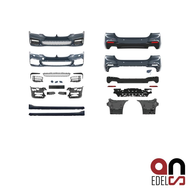 AN 540i Sport Umbau Bodykit Stoßstange Vorne Seite Hinten passt für BMW 5er G30 Limousine auch M-Paket 17-