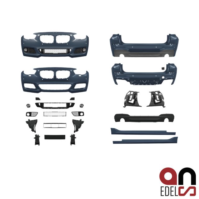 AN Sport Bodykit 535 Komplett Vorne Seite Hinten passt für BMW 5er F07 Gran Turismo GT Serie & M-Paket Facelift LCI ab 2013