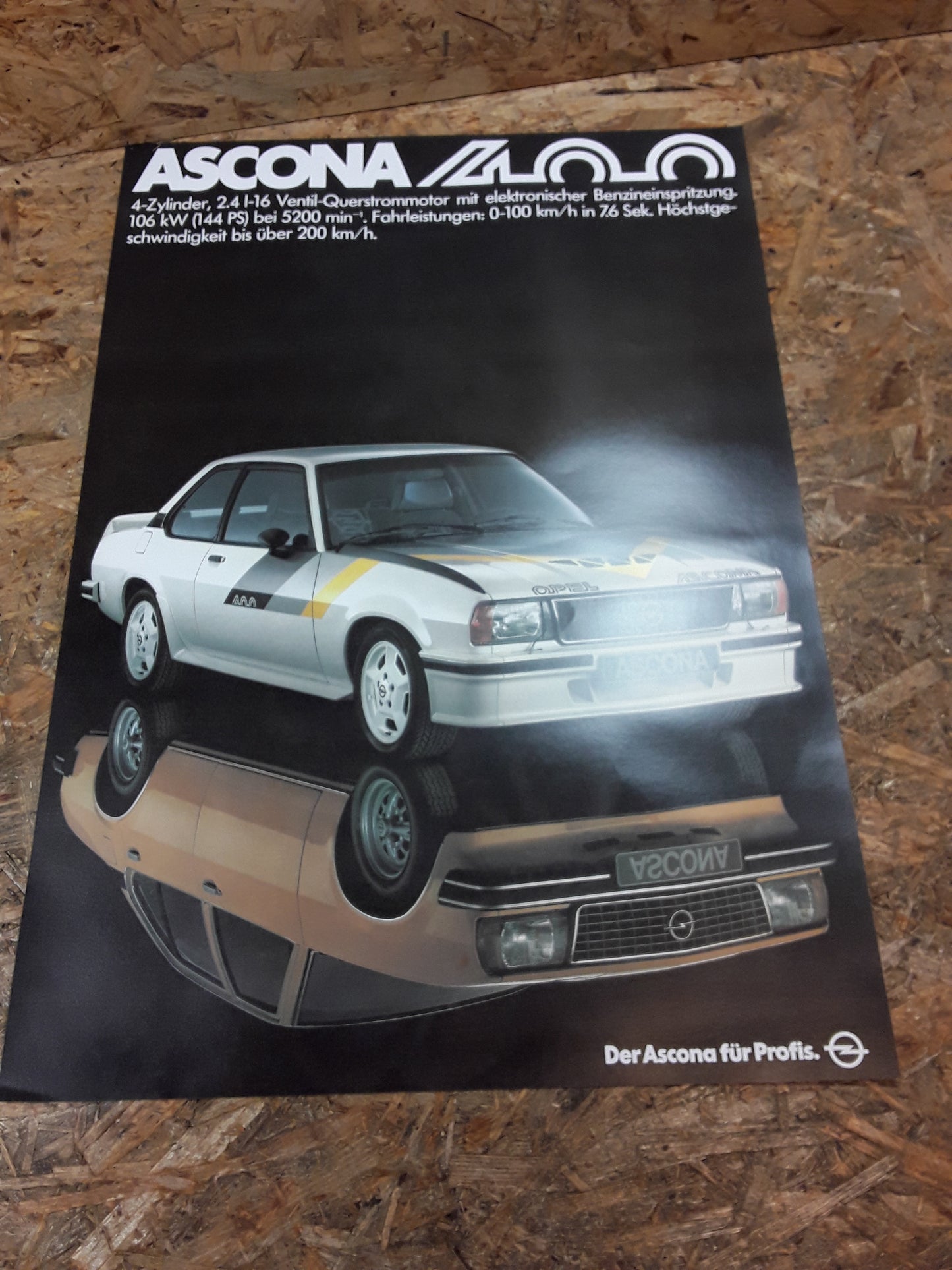 GM Opel Ascona 400 Poster
