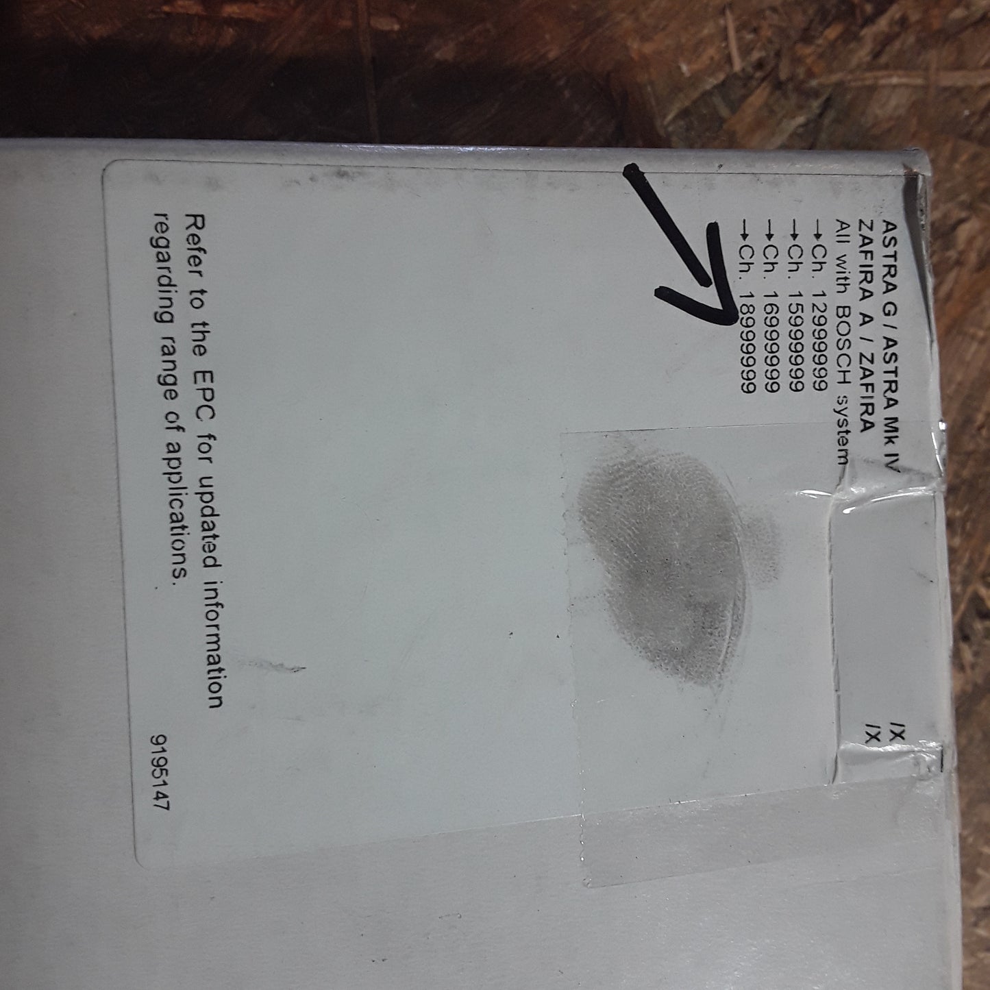 Astra G Astra Mk IV Zafira /A Bremsbeläge hinten original GM Opel NEU