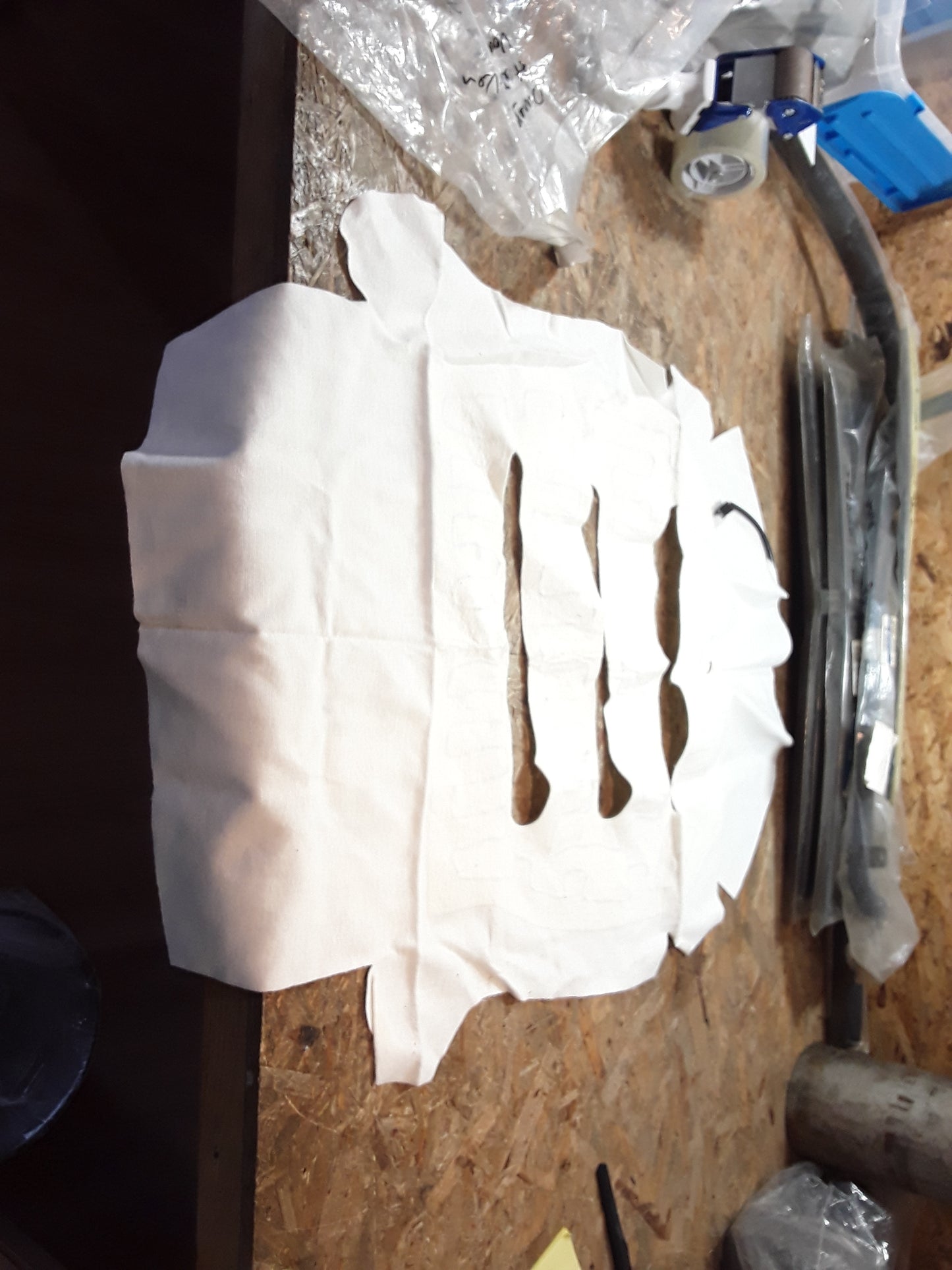 Omega A Heizmatte Vordersitzrücken (Leder) original GM Opel NEU