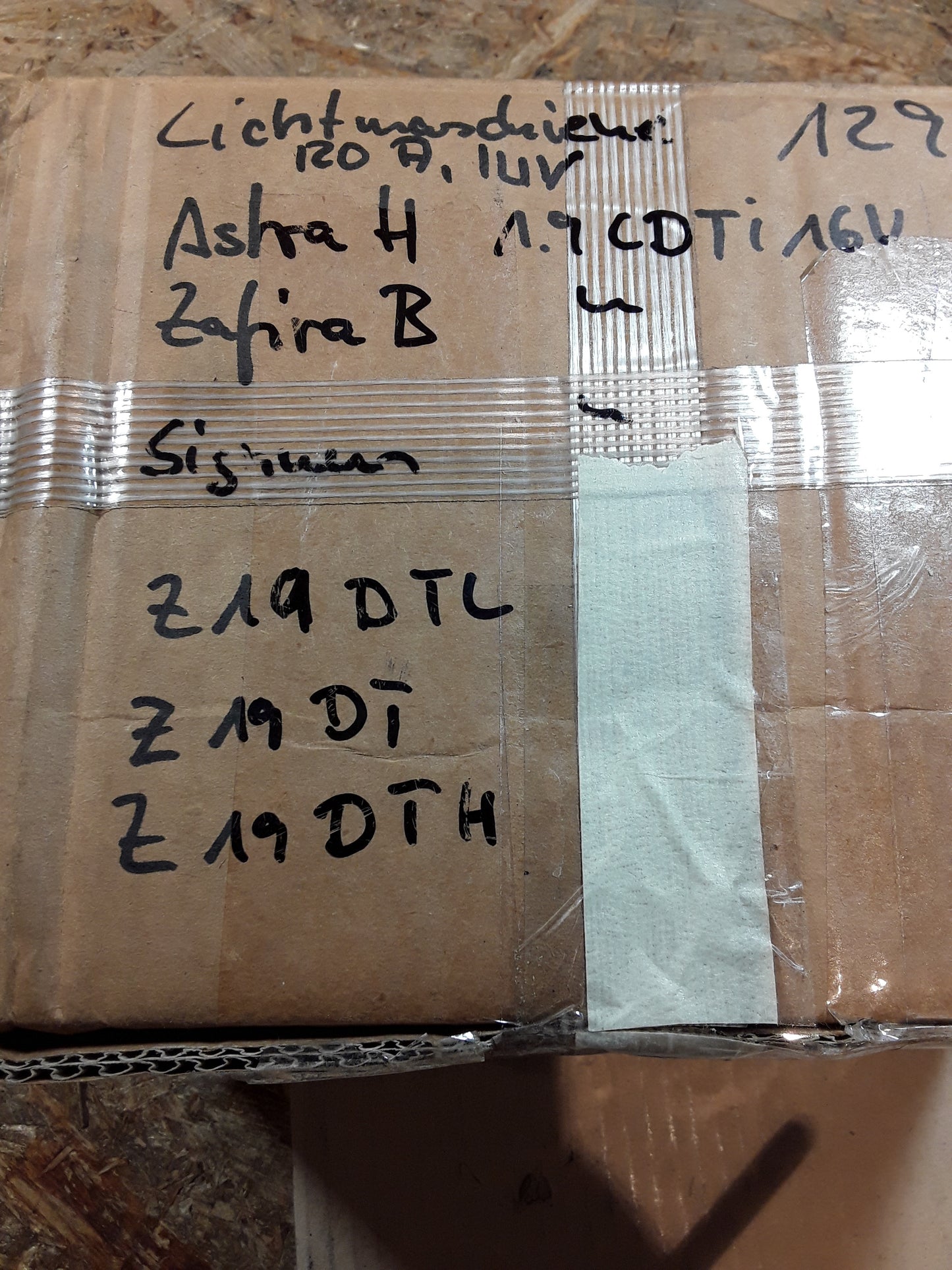 Astra H Zafira B Signum (Motoren etc. Siehe Bild) Lichtmaschine 120A 14V original GM Opel NEU