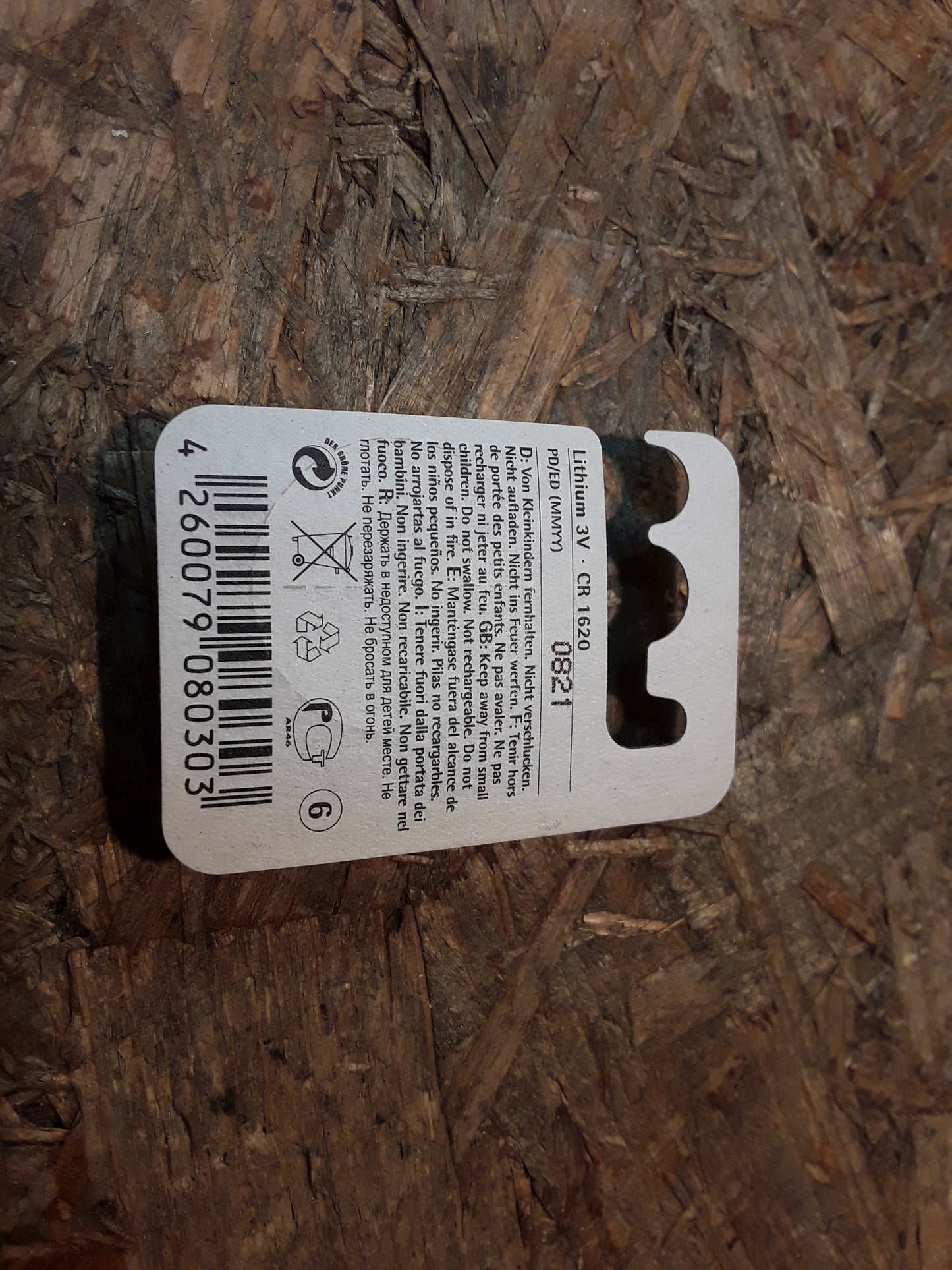 Flachbatterie 3V original GM Opel NEU