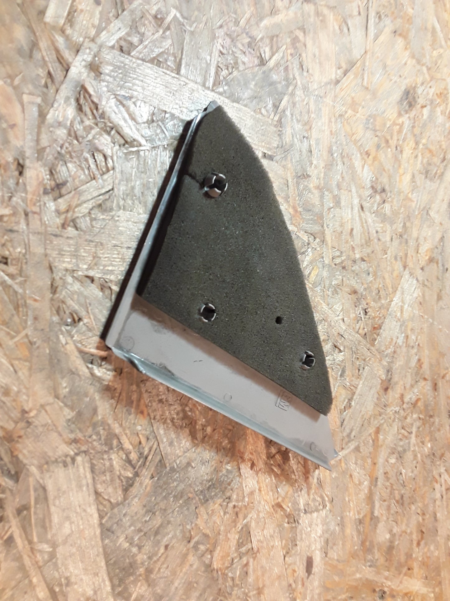 Original GM Opel Kadett E Einsatzecke Spiegeldreieck grau Neu