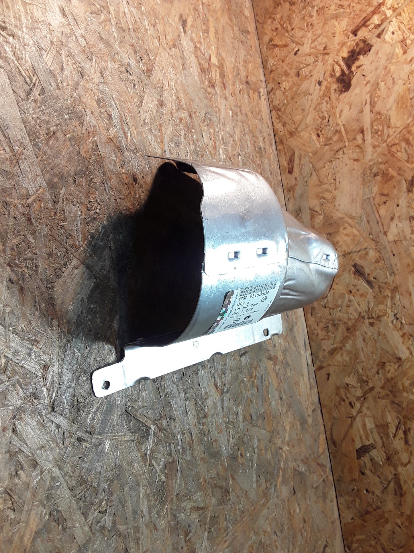 Frontera B (Motoren in Beschreibung) Abschirmblech Turbolader oben (Auslass) original GM Opel NEU