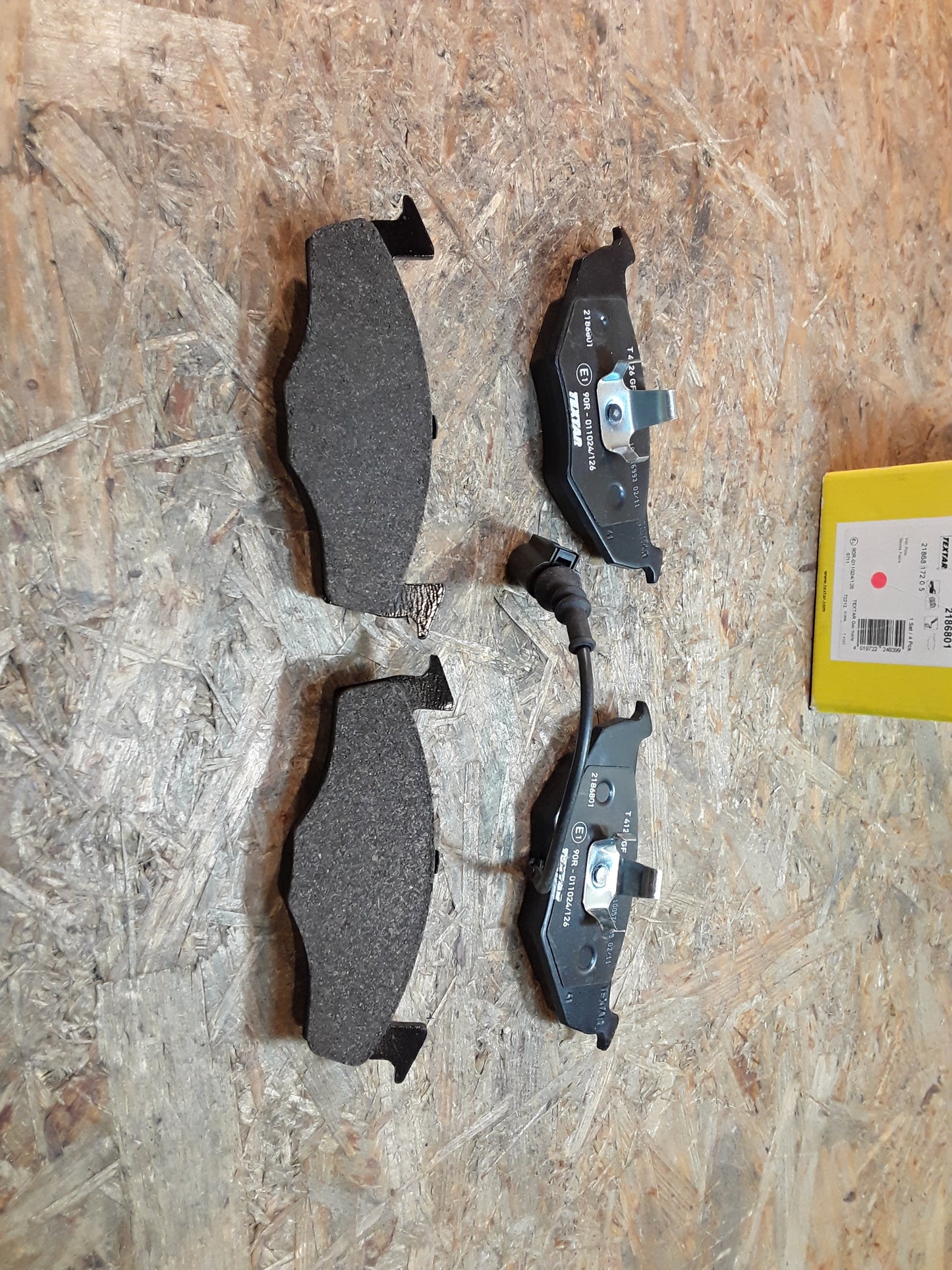 VW Skoda Scheibenbremsbeläge original Textar NEU