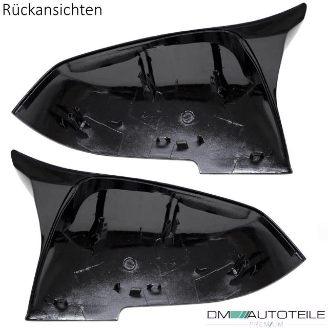 Satz Spiegelkappen SET Hochglanz Schwarz passend für BMW F20 F21 F22 F23 F32 F33 F36 F30 F31 F87