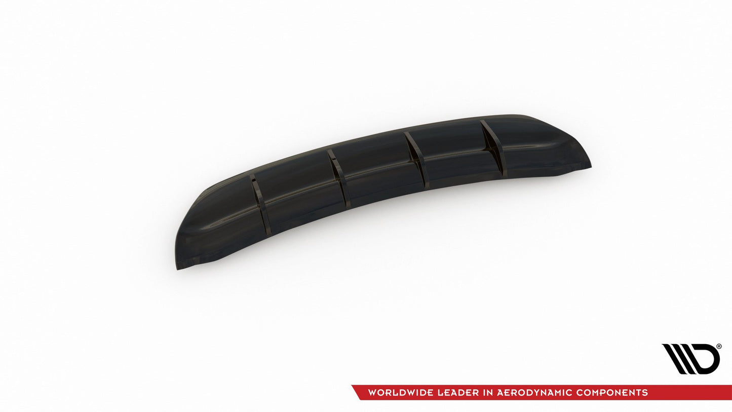 Diffusor Heck Ansatz für Ford Mondeo Vignale Mk5 Facelift schwarz matt