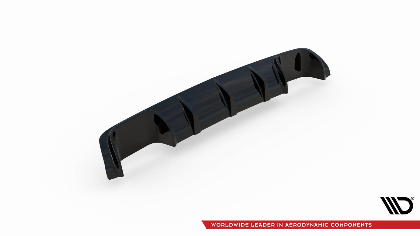 Diffusor Heck Ansatz für BMW M5 E39 schwarz matt