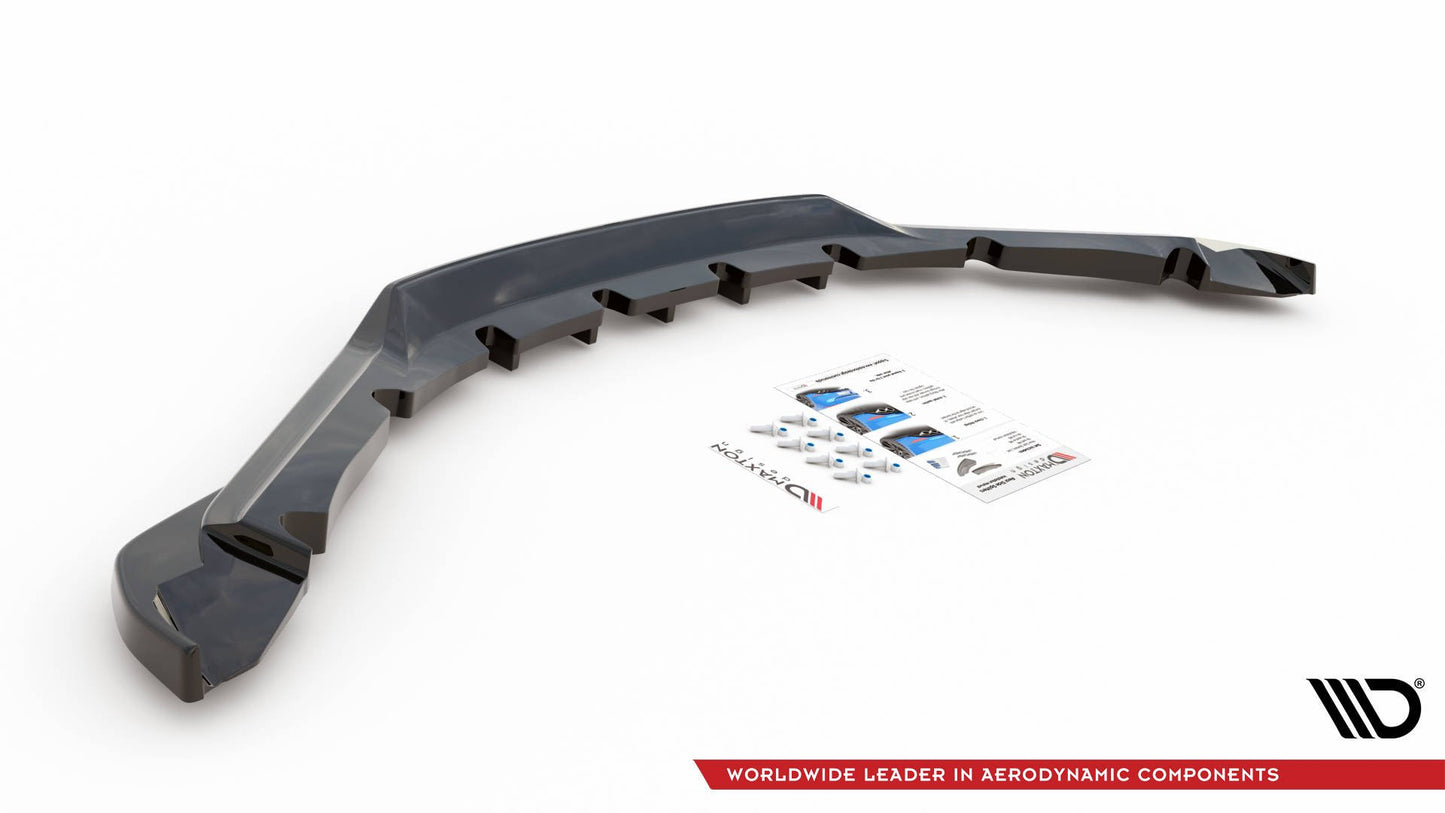Mittlerer Diffusor Heck Ansatz DTM Look für BMW i8 schwarz matt