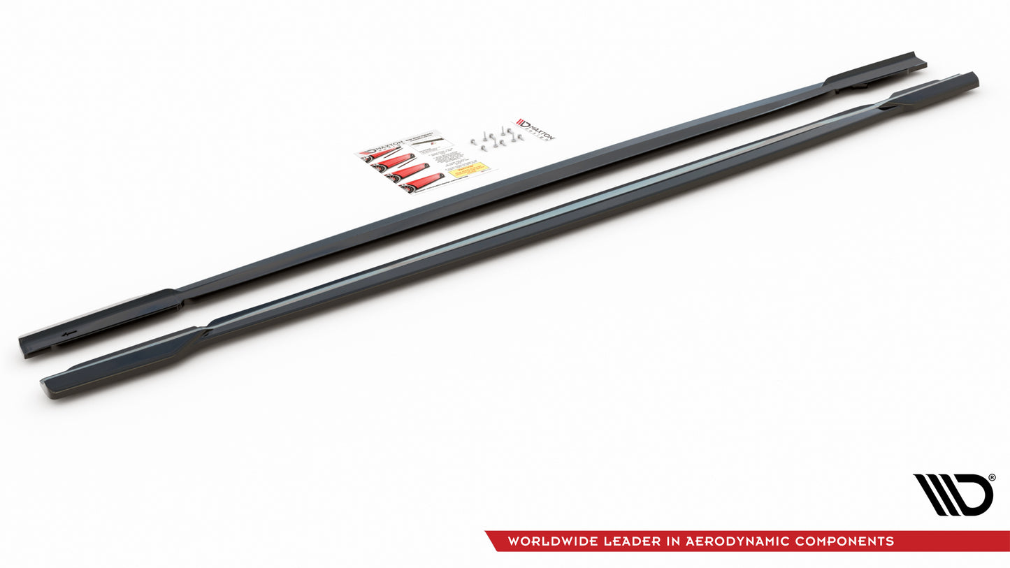 Seitenschweller Ansatz für V.1 für Audi RS6 C8 / RS7 C8 Carbon Look