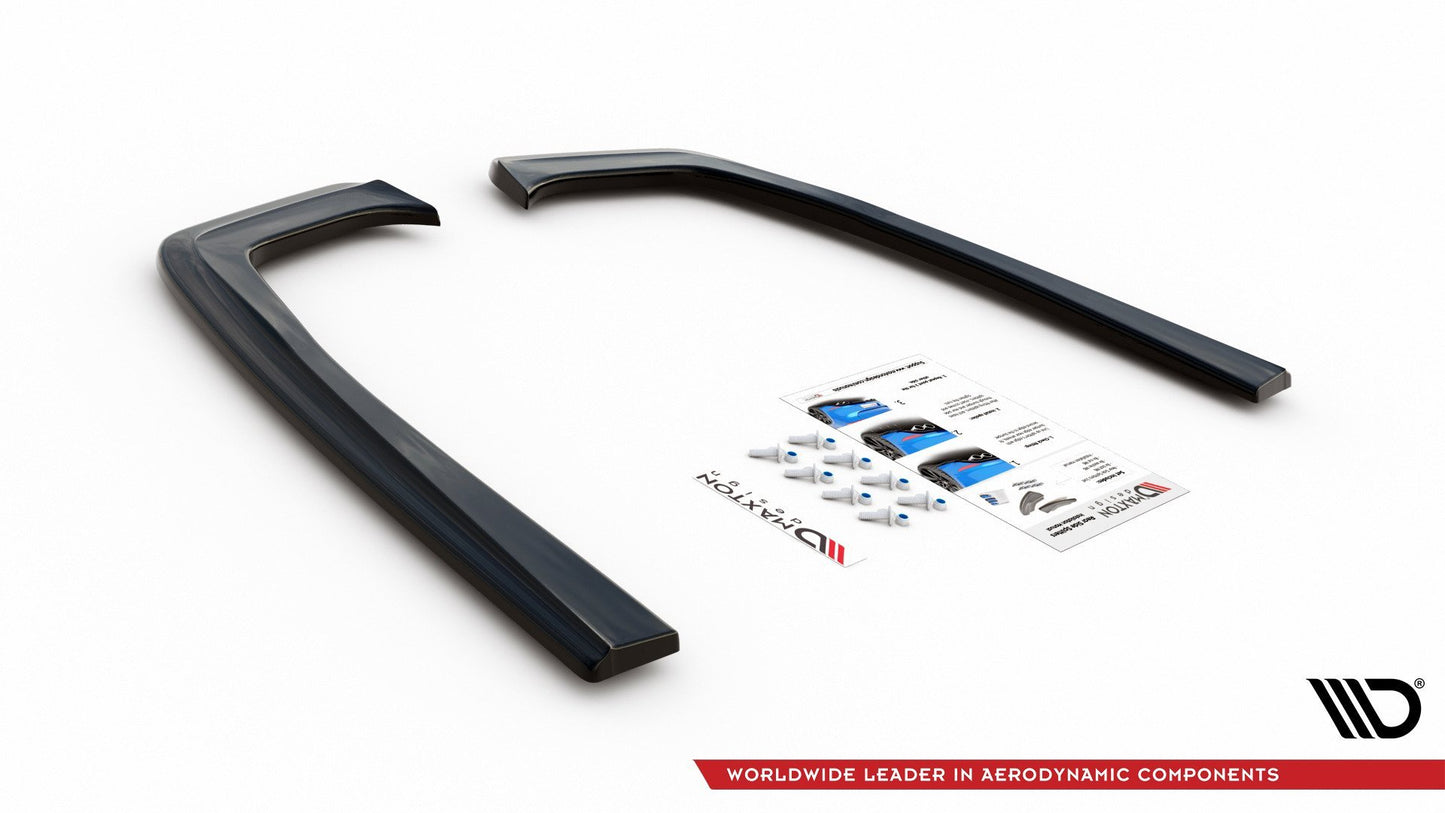 Heck Ansatz Flaps Diffusor für Mercedes-Benz E63 AMG Kombi/Limousine S213/W213 Carbon Look
