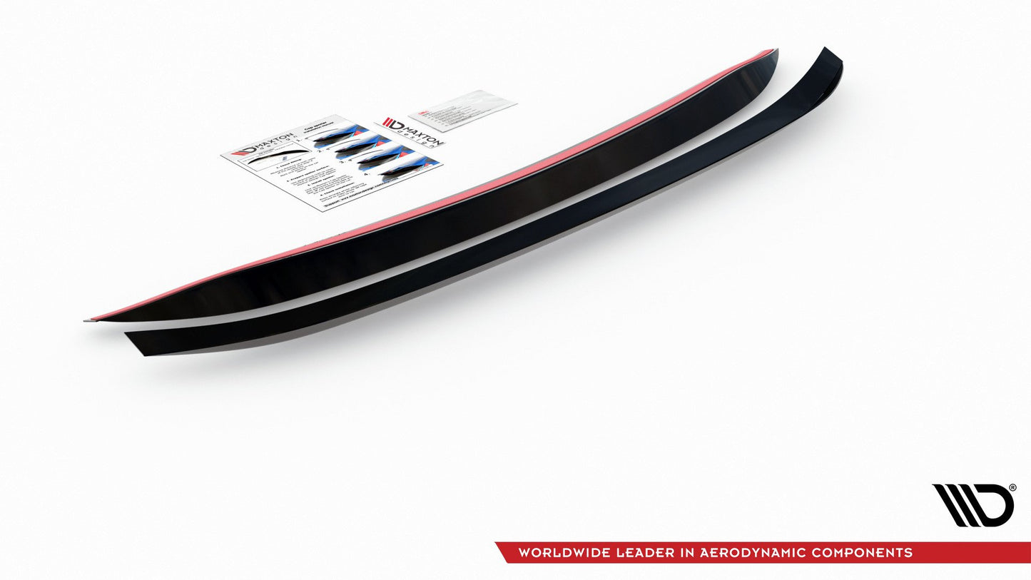 Spoiler CAP für Ford Mondeo Liftback Mk5 Facelift Carbon Look