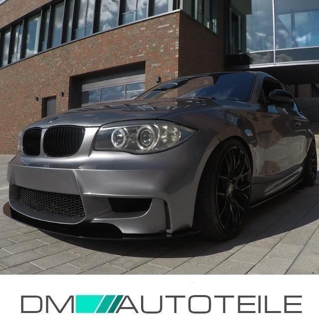 Cabrio Coupe Bodykit Stoßstange vorne Hinten + Dulex passt für BMW 1er E82 E88 Serie + M-Paket nicht 1er M