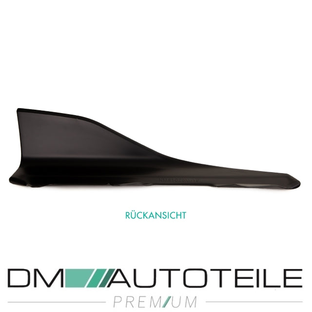 Seitenspoiler Flaps Ansätze rechts und links schwarz matt für die Schweller passend for BMW 2er F87 und alle Modelle mit M...