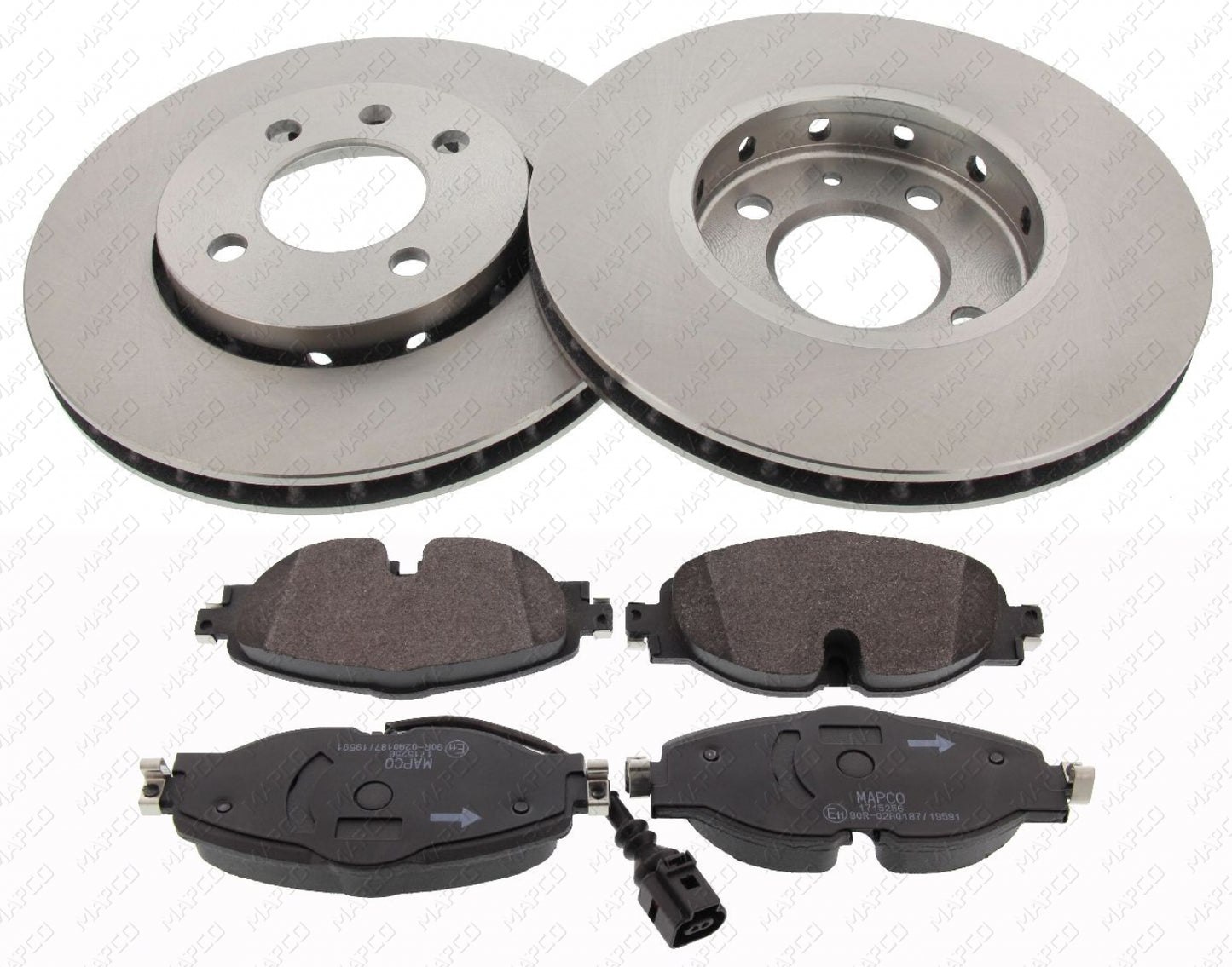 MAPCO Bremsensatz, Scheibenbremse Vorderachse Satz 47838