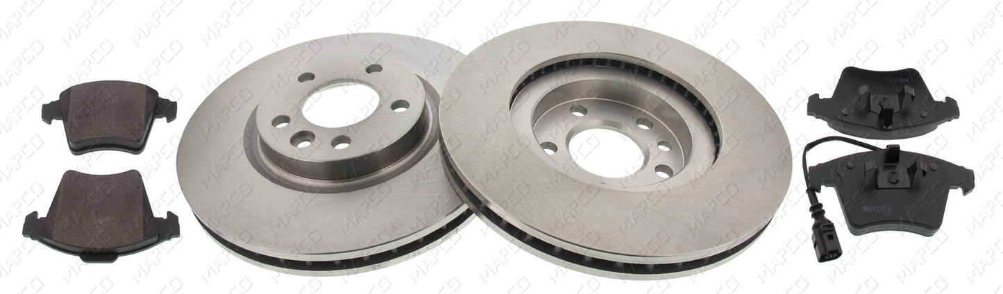 MAPCO Bremsensatz, Scheibenbremse Vorderachse Satz 47777