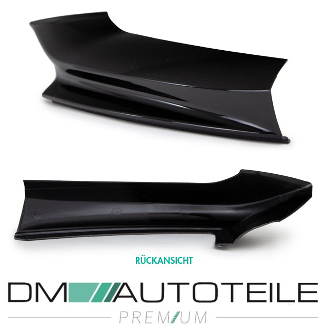 Frontspoiler 3-teilig Lippe Sport-Performance hochglanz schwarz passt für BMW 5er F10 F11 M-Paket