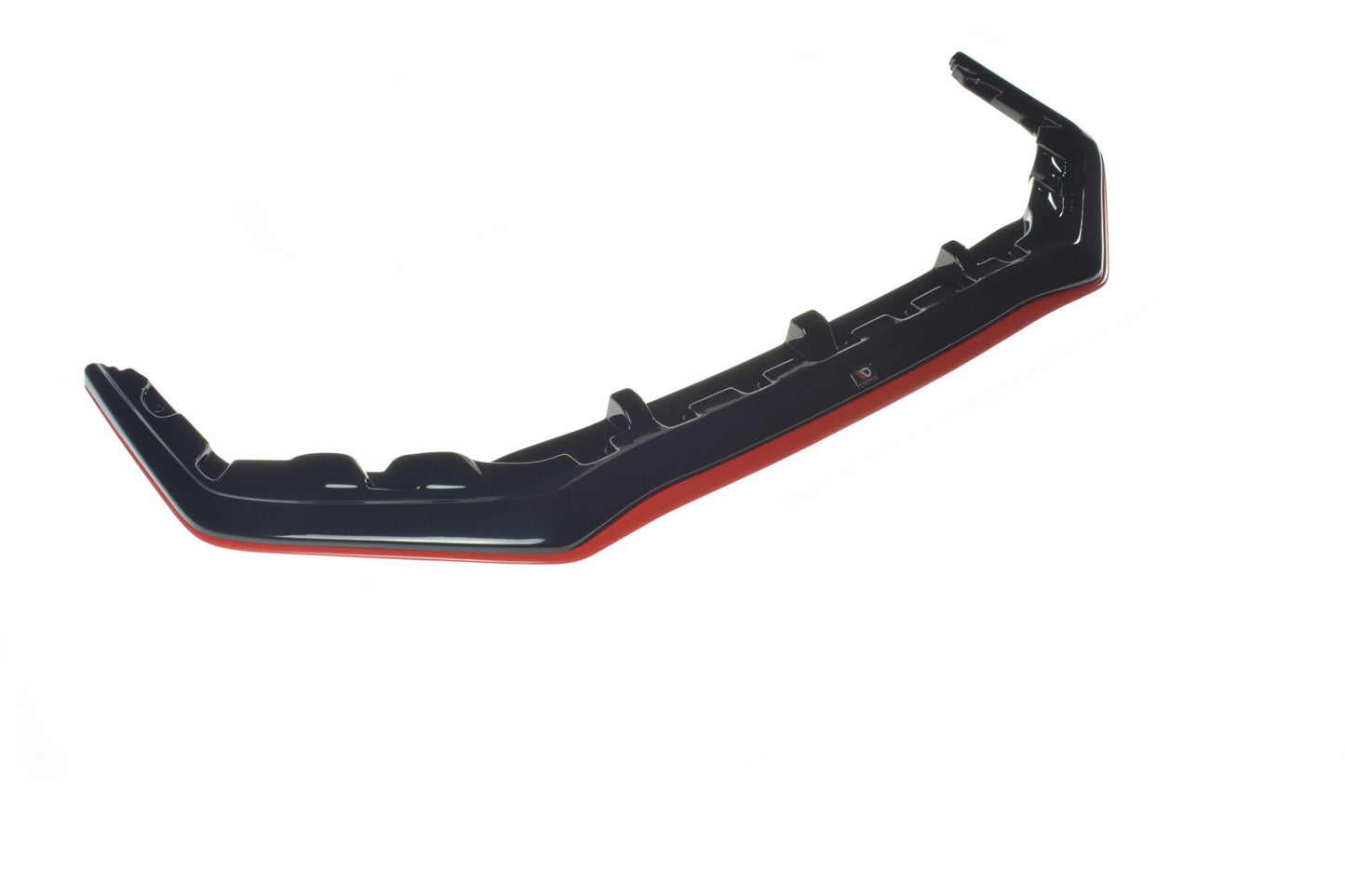 Front Ansatz passend für V.3 passend für SUBARU WRX STI schwarz+Rot Hochglanz