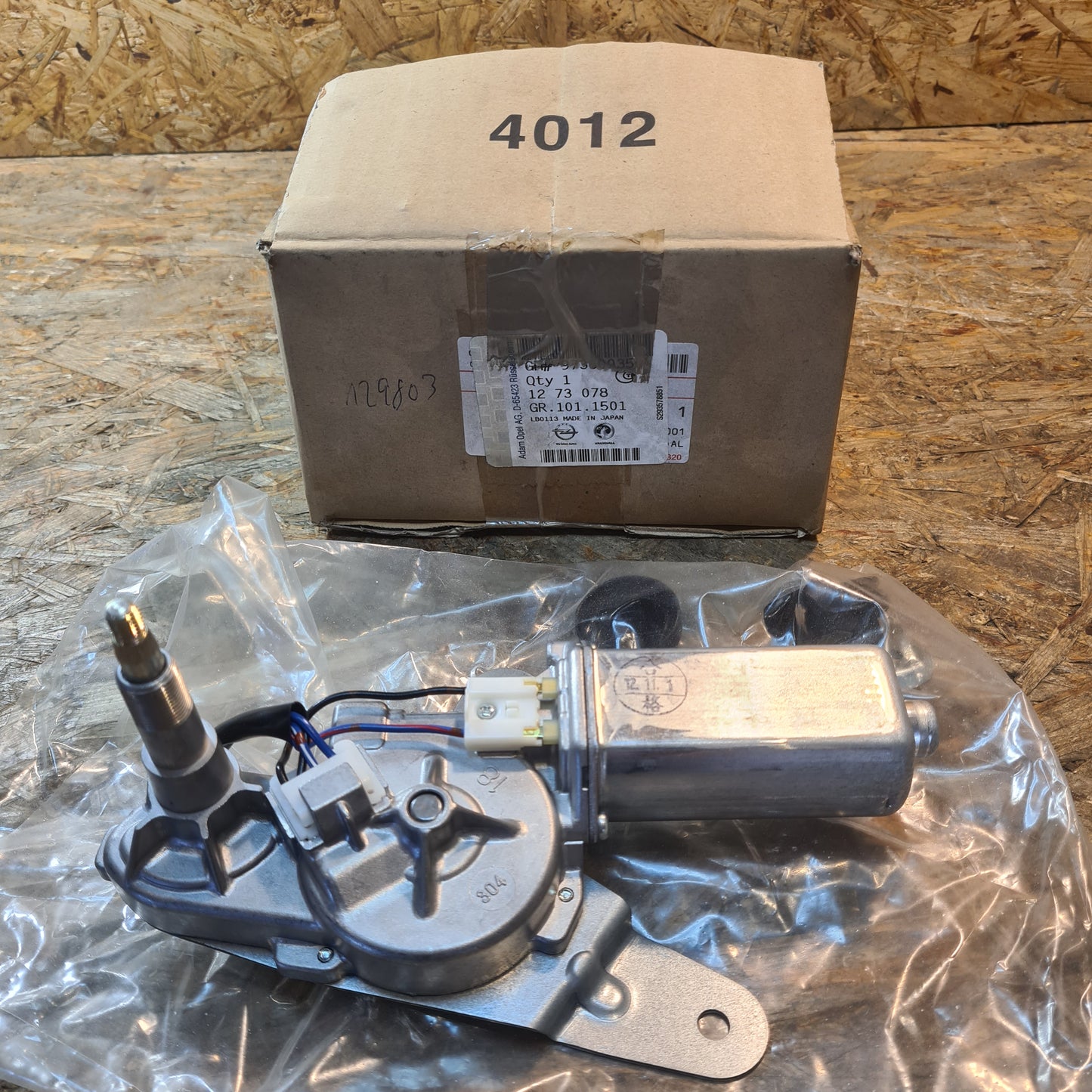 Original GM Opel Motor Heckwischer 97360035 Monterey