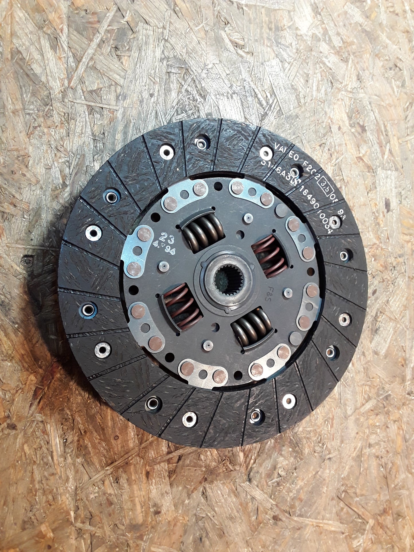 Original GM Opel Kupplungsscheibe 8,5 Zoll 216 mm (Neuteil) 90006541 Ascona C , Kadett D , Kadett E