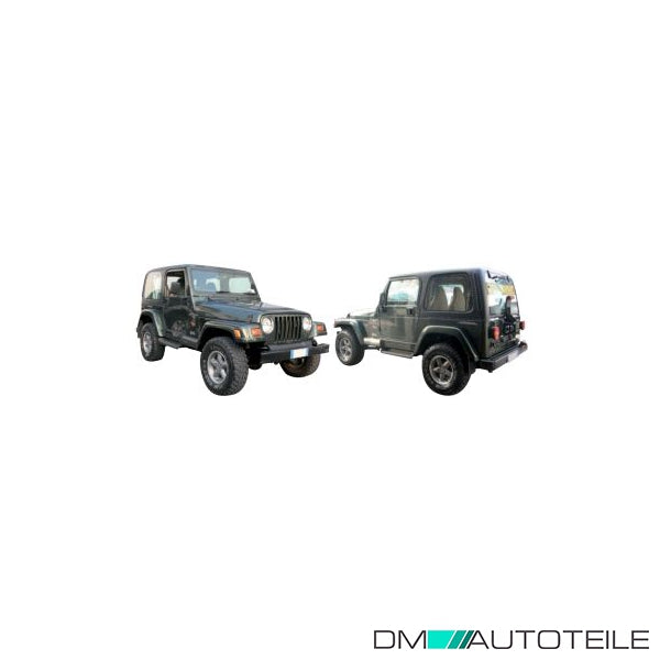 Außenspiegel links kpl. plan schwarz passt für Jeep Wrangler II