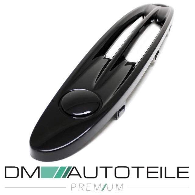 Smart Fortwo Coupe Cabrio 450 Kühlergrill Gitter ABS Schwarz Lackiert Bj. 03-07