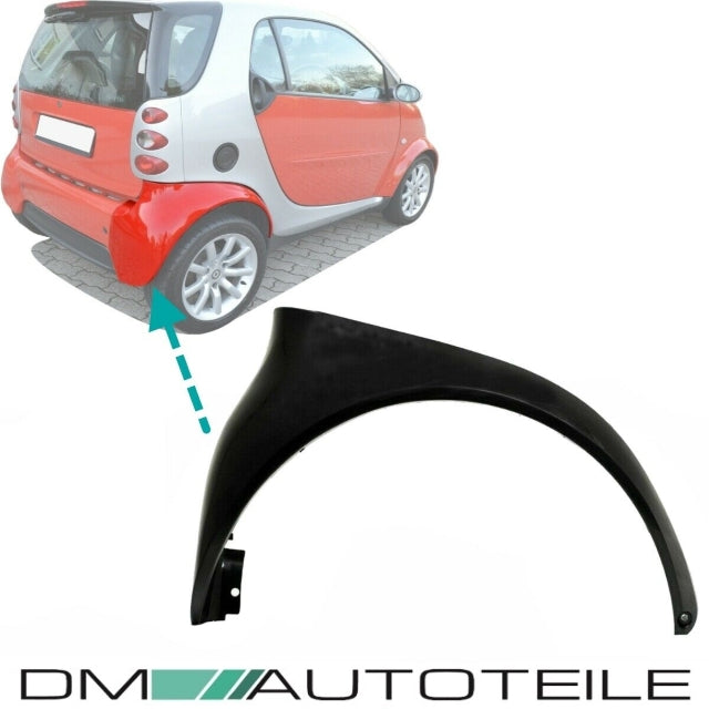 Smart City Coupe 450 Fortwo Kotflügel SET hinten Links & Rechts 1998-2007 ABS