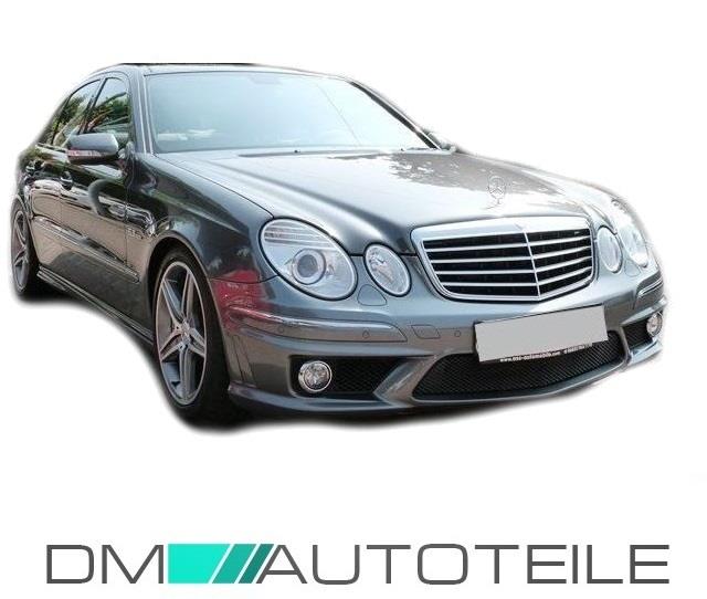 Mercedes W211 Front Stoßstange vorne Facelift 06-09 + Nebel +Zubehör für E63 AMG