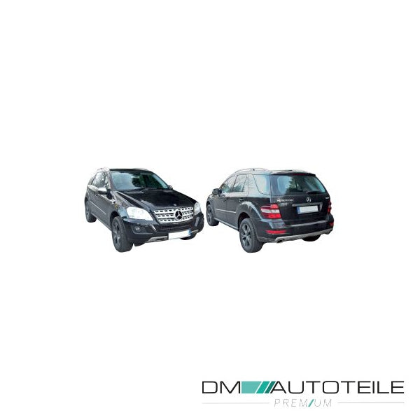 Stoßstange vorne PDC grundiert passt für Mercedes M-Klasse (W164) Mopf 08-11