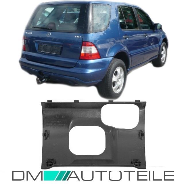 Mercedes W163 Abdeckung Stoßstange hinten für AHK grundiert 01-05